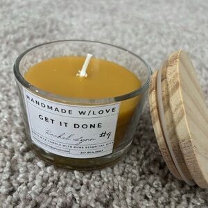 Natural Beeswax Candle | Pure DoTerra Essential oil ~ Get It Done